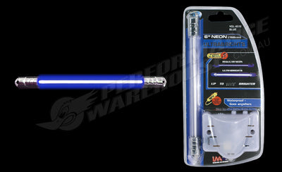 Vegas Glow Ultrabrights 6 Inch Neon Blue Pulses To Music Car Ute Boat