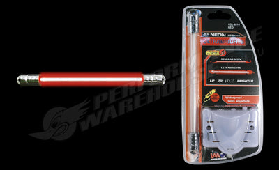 Vegas Glow Ultrabrights 6 Inch Neon Red Pulses To Music Car Ute Boat